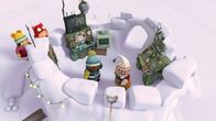 Snowsnaps' Winterspiele – Jonas und Sami fahnden von der Festung aus nach Leben im All.