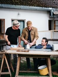 Milch und Honig – L-R: Thomas Nowak, Florian Holzer, Ingo Pertramer.