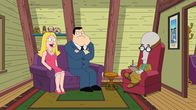 American Dad! – (v.l.n.r.) Francine; Stan; Roger