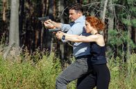 Lauchhammer - Tod in der Lausitz – Maik Briegand (Misel Maticevic) und Annalena Gottknecht (Odine Johne) auf der Jagd nach dem Mörder