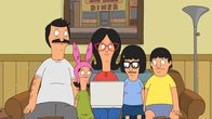 Bob's Burgers – Eine besondere Familie: Bob (l.), Linda (M.), Louise (2.v.l.), Gene (r.) und Tina (2.v.r.) ...