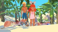 Zoom - Der weiße Delfin – Marina (r.) will den Verdacht ausräumen, dass sie eine Kette und die neuen Ohrringe von Tapuna gestohlen hat. Sie sucht mit Yann (l.), der als einziger an ihre Unschuld glaubt, nach den verloren gegangenen Schmuckstücken.