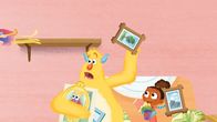 Esme & Roy – Lotties Art zu sitten, stiftet Chaos.