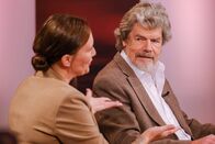 Stöckl. – Diane Messner, Reinhold Messner.