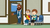American Dad! – (v.l.n.r.) Direktor Lewis; Steve; Snot