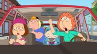 Family Guy – (v.l.n.r.) Meg; Chris; Stewie; Lois