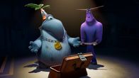 Monster bei der Arbeit – MONSTERS AT WORK - "Meet Mift" - When Tylor is initiated into MIFT during a bizarre ritual, he wants nothing more than to get away from his odd coworkers. But when an emergency strikes Monsters, Inc., MIFT kicks into action and Tylor develops a hint of respect for the misfit team. (Disney) FRITZ, TYLOR