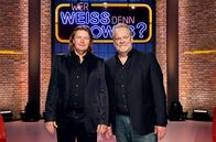 Wer weiß denn sowas? – Treten bei "Wer weiß denn sowas?" als Kandidaten an: Die Opernsänger Klaus Florian Vogt (l.) und Michael Volle (r.).