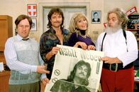 MA 2412 – (v.li.): Roland Düringer (Ing. Breitfuß), Alfred Dorfer (Herr Weber), Monica Weinzettl (Frau Knackal), Karl Ferdinand Kratzl (Herr Claus).