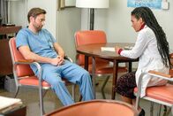 New Amsterdam – Ryan Eggold (Dr. Max Goodwin), Freema Agyeman (Dr. Helen Sharpe)