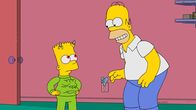 Die Simpsons – L-R: Bart, Homer