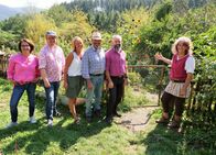 Mein leckerer Garten – Die sechs Gartenbegeisterten v.li.: Saziye Diener, Volker Conrad, Annette Aller, Hans Breisacher, Carsten Göhner und Helga Wisser.