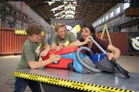 Checkpoint – (v.li.) Kenneth, David und Tommy Scheel