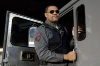 Armored – Laurence Fishburne stars in Screen Gems' thriller ARMORED. Photo Credit: .Lacey Terrell.