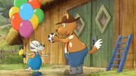 Der kleine Rabe Socke – Der Kleine Dachs ist Sieger des Hofturniers.