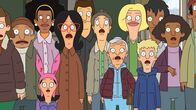 Bob's Burgers – Vorne: Louise (3.v.l.), Linda (4.v.l.), Logan Bush (3.v.r.)
