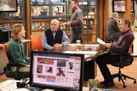 Last Man Standing – Männergespräche: Mike (Tim Allen, r.), Ed (Hector Elizondo, M.) und Kyle (Christoph Sanders, l.) ...