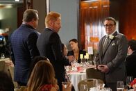 Modern Family – Eric Stonestreet (Cameron Tucker), Jesse Tyler Ferguson (Mitchell Pritchett), Aubrey Anderson-Emmons (Lily Tucker-Pritchett), Nathan Lane (Pepper Saltzman).