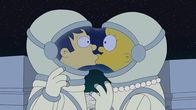 Die Simpsons – Hubert Wong (l.); Lisa (r.)