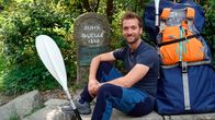 Wunderschön! – Gleich geht es los! Noch eine kurze Rast an der Ruhrquelle bei Winterberg bevor Daniel Aßmann das Boot wohl erstmal tragen muss.