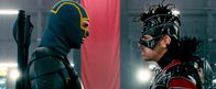 Kick-Ass 2 – Aaron Taylor-Johnson (Dave Lizewski / Kick-Ass), Christopher Mintz-Plasse (Chris D'Amico / Mother Fucker).