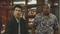 Hawaii Five-0 – L-R: Adam Noshimuri (Ian Anthony Dale); Lou Grover (Chi McBride)