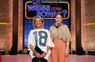 Wer weiß denn sowas? – Treten bei "Wer weiß denn sowas?" als Kandidatinnen an: Die Schauspielerin Diana Körner (l.) und die Schauspielerin Isabell Polak (r.).