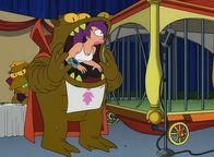 Futurama – L-R: Ndnd, Lrrr, Leela
