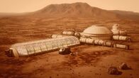 Kolonien im All – Sauerstoff sucht man auf dem Mars vergebens. Allen Wohn- und Wirtschaftsräumen müsste künstlich Sauerstoff zugeführt werden.