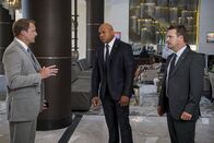 Navy CIS: L.A. – L-R: Brian Bush (Drew Waters); Sam Hanna (LL Cool J); G. Callen (Chris O'Donnell)
