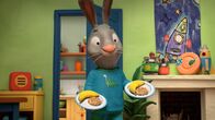Pip und Posy – Pip hat für Posy einen leckeren Imbiss vorbereitet.