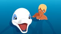 Zoom - Der weiße Delfin – Yann (r.) und sein Freund Zoom sind froh, dass der seltene Vogel gerettet werden konnte.