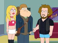 American Dad! – L-R: Francine, Stan, Jim James