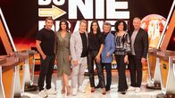 Da kommst du nie drauf! – Von links: Mark Keller, Marlene Lufen, Oliver Pocher, Amira Pocher, Andy Borg, Barbara Wussow und Johannes B. Kerner.