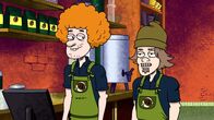 The Freak Brothers – Charlie (l.); Chuck (r.)