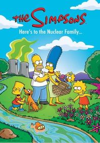Die Simpsons – L-R: Bart, Homer, Marge, Maggie, Lisa