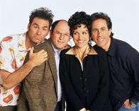 Seinfeld – v.l.): Kramer (Michael Richards), George (Jason Alexander), Elaine (Julia Louis-Dreyfus) und Jerry (Jerry Seinfeld)