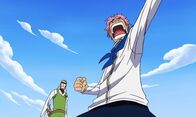 One Piece – Corby erzählt Ruffy, dass die Leute dem letzten Abschnitt der Red Line den Namen „Neue Welt“ gegeben haben.. One Piece, Staffel 7