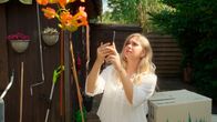 Rote Rosen – Toni (Sarah Buchholzer m.) will eine Ablöse für den Schrebergarten Geld beschaffen, und entdeckt dabei überraschend ihre Leidenschaft fürs Gärtnern.