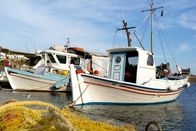 Griechenland - Von Insel zu Insel – Fischerboote im Hafen von Patmos