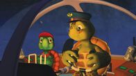 Franklin und Freunde – Käpt‘n Delmar beruhigt Franklin.