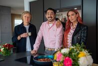 Krause kommt! – Türkisches Frühstück mit v.li.: Pierre M. Krause, Eko Fresh und Sarah Bora