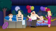 American Dad! – L-R: Steve, Jack, Stan, Francine