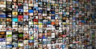 Programm nach Ansage – Fernsehen oder Internet-Streaming, hergestellt aus meinen Bildern und Fotos
