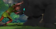 Peter Pan - Neue Abenteuer – Peter Pan kämpft gegen Noctarum, dem schwarzen Monster, das eigentlich hinter der magischen Barriere wohnt. Wenn nicht bald die sieben Diamanten gefunden sind, ist Noctarum nicht mehr aufzuhalten.