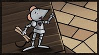 Sir Mouse – Stolz nimmt Mouse den Auftrag des Königs an.