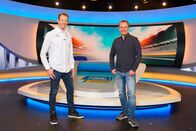 Formel 1 Motorhome – L-R: Alexander Wurz und Ernst Hausleitner.