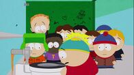 South Park – Vorne, l-r: Kyle, Tolkien, Eric, Stan