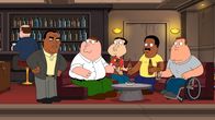 Family Guy – (v.l.n.r.) Preston Lloyd; Peter Griffin; Glen Quagmire; Cleveland Brown; Joe Swanson