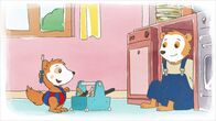 Bobo Siebenschläfer – Den blauen Schraubenzieher, bitte! Bobo hilft beim Abbau der Spülmaschine.